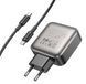 Мережевий зарядний пристрій BorofoneBAS56A 2USB-C/1USB QC/PD 45W GAN+Type-C to Type-C black