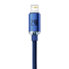 Кабель Baseus Crystal Shine series CAJY000003 Lightning 2.4A 1.2m blue