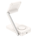 Бездротовий зарядний пристрiй HOCO CQ10 3in1 Magnetic 15W For iWatch white