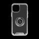 Чехол Space Ring Drop Protection для iPhone 12 mini Transparent silver button