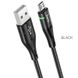 USB кабель HOCO U93 Shadow micro 2,4A/1,2m black