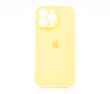 Силіконовий чохол Full Cover для iPhone 14 Pro Max yellow Full Camera
