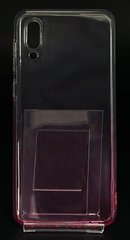 Силіконовий чохол Gradient Design для Samsung A02 white pink 0.5mm