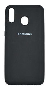 Силиконовый чехол Full Cover для Samsung M20 black