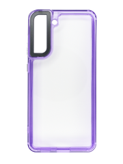 Чохол TPU+PC Colorside для Samsung S21 FE clear/purple