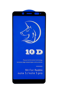 Захисне 10D скло Full Glue для Xiaomi Redmi Note 5/5 Pro black SP