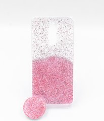 Силиконовый чехол Fashion popsoket для Xiaomi Redmi 8 color