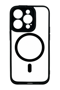 Чохол Baseus Frame Series Magnetic Case+Glass 0.22mm для iPhone 14 Pro black Full Сamere