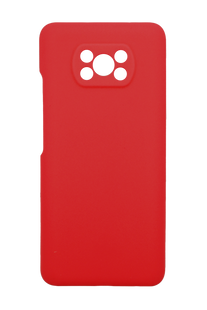 Силіконовий чохол Full Cover Lakshmi для Xiaomi Poco X3 NFC red (AAA) Full Camera без logo