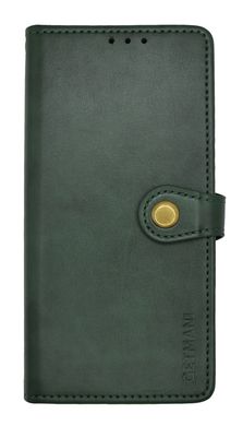 Чехол-книжка кожа для Xiaomi Redmi Note 12S green Getman Gallant PU