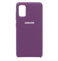 Силиконовый чехол Full Cover для Samsung A41 grape