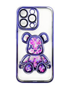 Чохол Shining Bear для iPhone 13 Pro purple