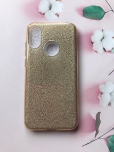 Силиконовый чехол Shine для Huawei Y6-2019 gold