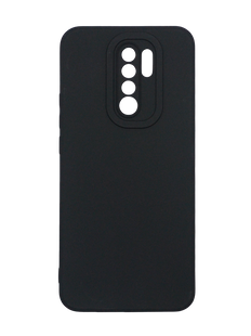 Силиконовый чехол SMTT для Xiaomi Redmi 9 black Full Camera