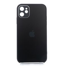 Чохол Glass Matte Designo для iPhone 11 black Full Camera