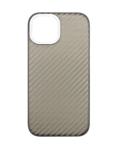 Накладка Carbon with Magsafe для Iphone 15 titanium