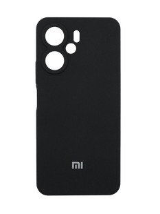 Силіконовий чохол Full Cover для Xiaomi Redmi 13C/Poco C65 black (AAA) Full Camera