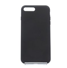 Силіконовий чохол Full Cover для iPhone 7+/8+ black без logo