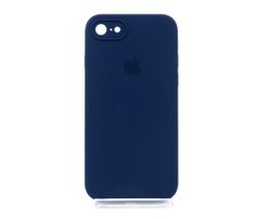 Силіконовий чохол Full Cover Square для iPhone 7/8 midnight blue Full Camera