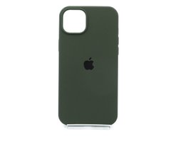Силіконовий чохол Full Cover для iPhone 15 Plus cyprus green (dark green)