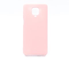 Силиконовый чехол Full Cover для Xiaomi Redmi Note 9s/Note 9 Pro/Note 9 Pro Max pink без logo