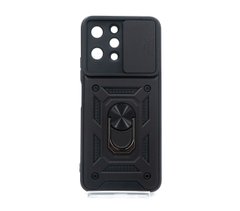 Чохол Camshield Serge Ring для Xiaomi Redmi 12/Poco M6 Pro black протиуд.шторка/захист камери