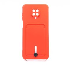 Силіконовий чохол Colorful Pocket Card для Xiaomi Redmi Note Note 9s/Note 9Pro/Note9ProMax red