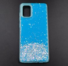 Накладка Wave Brilliant Case (TPU) для Samsung A71 sky blue