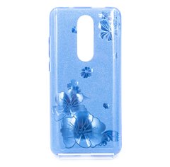 Накладка Glitter цветок для Xiaomi Mi9T Mi9T /Redmi K20 /K20 Pro blue