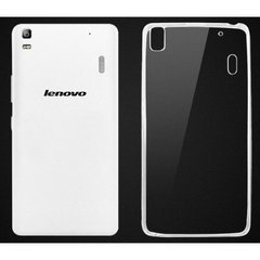 Силиконовый чехол для Lenovo A7000 white/gray 0,3мм