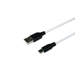 USB кабель Ridea RC-M124 Soft silicone 3A/1m Type-C white black