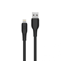 USB кабель Walker C595 Lightning 2.4A 1m black