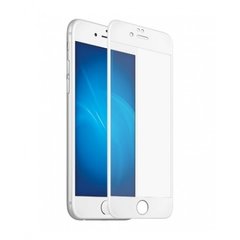 Захисне 3D Curved скло для iPhone 6+/6S+ white Glasscove