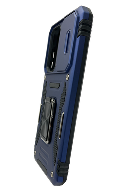 Чохол Camshield Army Ring для Samsung A16 4G/5G/A17 navy протиударний шторка/захист камери