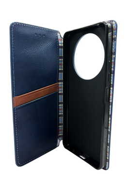 Чохол-книжка шкіра для Xiaomi Redmi A3 dark blue Getman Cubic PU