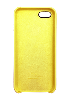 Силіконовий чохол для Apple iPhone 5 original yellow