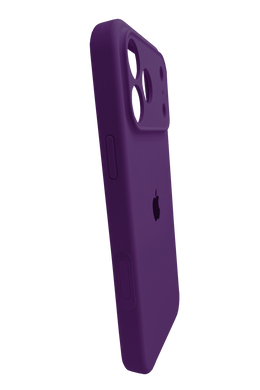 Силіконовий чохол Full Cover для iPhone 17 Pro Max purple (grape) Ful Camera