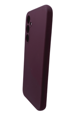 Силиконовый чехол Full Cover Lakshmi для Samsung A35 plum (AAA) Full Camera без logo