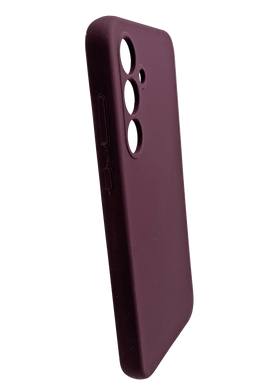 Силиконовый чехол Full Cover Lakshmi для Samsung A35 plum (AAA) Full Camera без logo