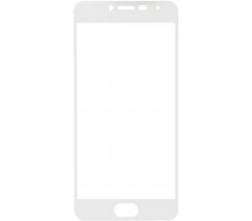 Защитное 2.5D стекло для Meizu M3S f/s white GOpt