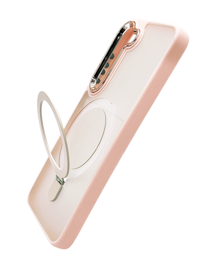 Чехол Matte Ring-MagSafe для Samsung S23 light pink
