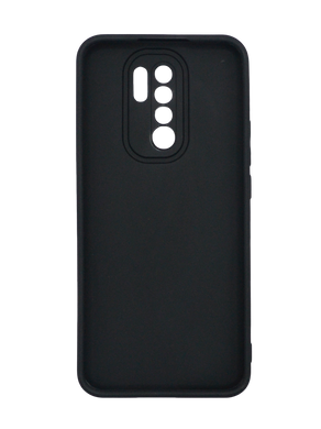 Силиконовый чехол SMTT для Xiaomi Redmi 9 black Full Camera