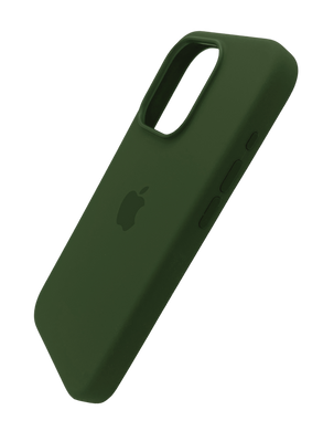 Силиконовый чехол with MagSafe для iPhone 15 Pro cypress