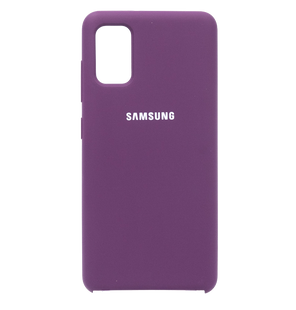 Силиконовый чехол Full Cover для Samsung A41 grape