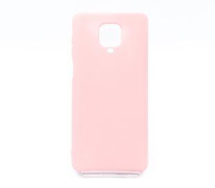 Силіконовий чохол Full Cover для Xiaomi Redmi Note 9s/Note 9 Pro/Note 9 Pro Max pink без logo