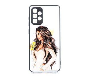 TPU+PC чохол Prisma Ladies для Samsung A72 4G/A72 5G yellow Full Camera
