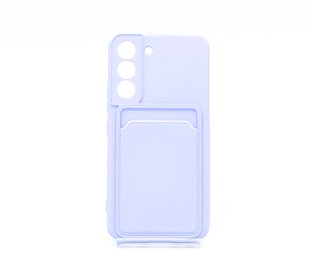 Силіконовий чохол WAVE Colorful Pocket для Samsung S22 light purple Full Camera