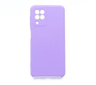 Силіконовий чохол Full Cover для Samsung A22 4G/M32 4G lilac Full Camera без logo