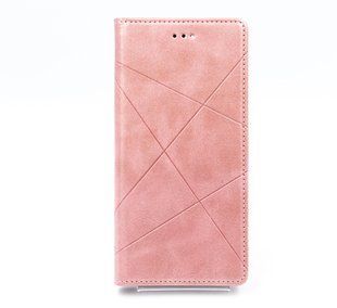 Чохол книжка Business Leather для Xiaomi Redmi Note 10 Pro pink