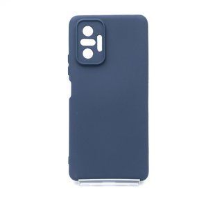 Силіконовий чохол Full Cover для Xiaomi Redmi Note 10 Pro/10ProMax midnight blue Full Camera безlogo